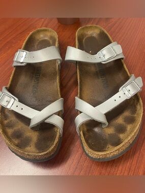 Birkenstock Mayari Sandal Toe Loop Silver 40